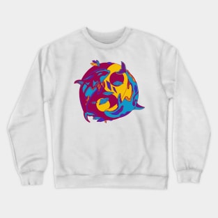 Triad Balanced Orca Whales Crewneck Sweatshirt